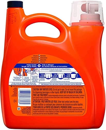 Tide Ultra Concentrate, OXI Advanced Power,Extra Stain Removel for Whites & Color Liquid Laundry Detergent - 165 oz, 89 Loads