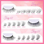 Lash Clusters Kit - 30D 40D Lash Clusters WideSpan 8-16MM Eyelash Clusters D Curl Lash Extension Kit Natural Wispy Eyelash Extension Kit Lashes Clusters with Bond Seal Cluster Eyelash Extensions DIY