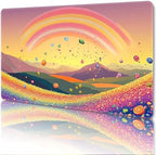 MTG Playmat Magic Card Playmat Game Mat,TCG & CCG Card Games Mat with Free Storage Bags Size 24 x 14 Inches (No with Zones,Sun2)