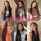 4 Pcs Brown Brazilian Wool Hair for Braids Acrylic Hand Knitting Yarn for Braiding Hair Faux Locs Crochet Hair Boho Box Crochet Braids Synthetic Braiding Hair Extensions(#30)