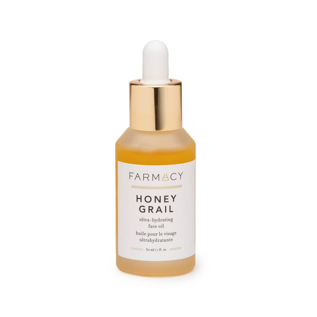 Farmacy Honey Grail Hydrating Face Oil - Nourishing Oil for Skin & Hair - Infused with Sea Buckthorn, Rosehip & Buckwheat Honey to Moisturize & Maintain a Healthy Skin Barrier (30ml)