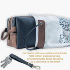 Leather Toiletry Bag Handmade With Premium Full Grain Real Leather - Water-Resistant - Stylish Travel Organizer Dopp Kit for Men and Women, travel size toiletries