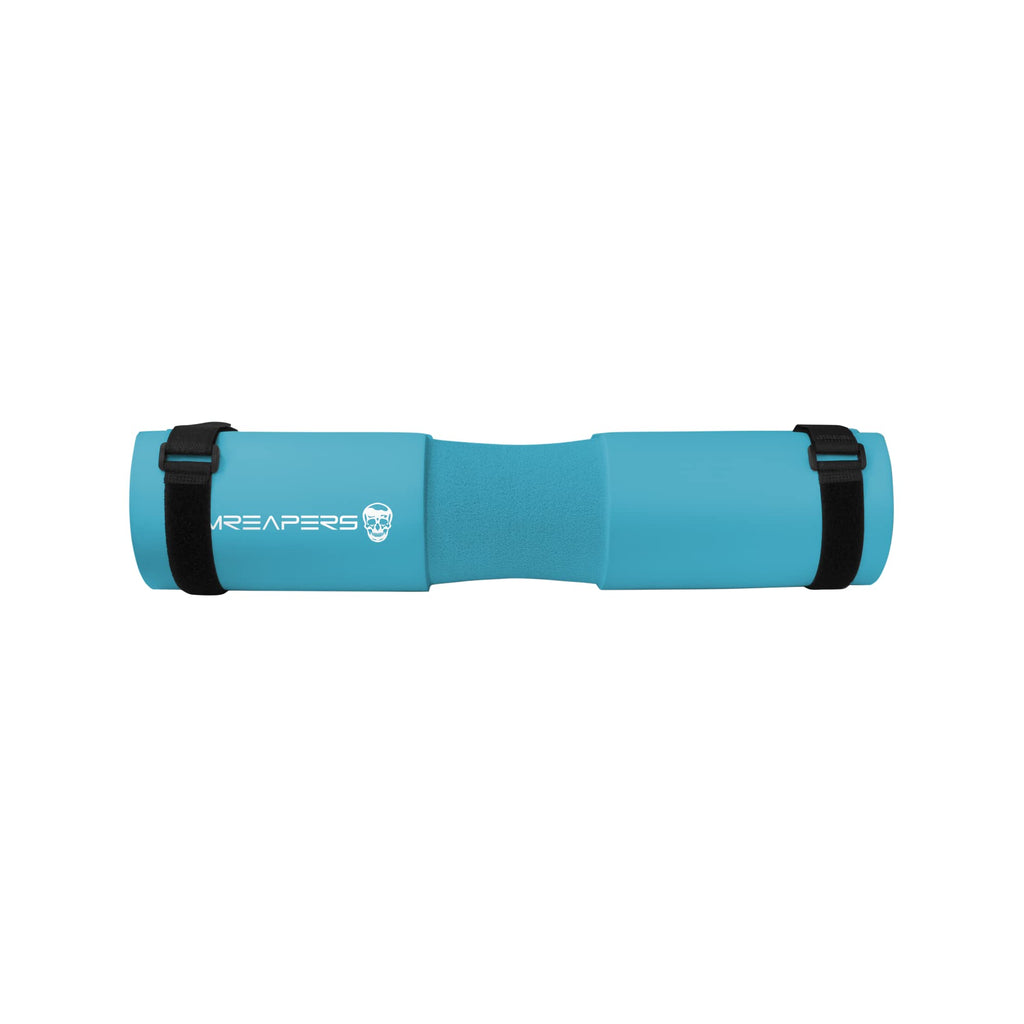 Gymreapers Barbell Squat Pad - Protective Bridge Pad For Hip Thrust, Squats, Lunges - Hip Support, Neck Protection For Bar (Cyan)