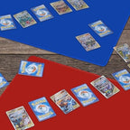 MTG Playmat for TCG Card Playing Game - 2Pcs Stitched Play Mat with Tube for Cards Gameplay, MTG, Yugioh, Magic The Gathering (24 x 14 in, 2 Pack)