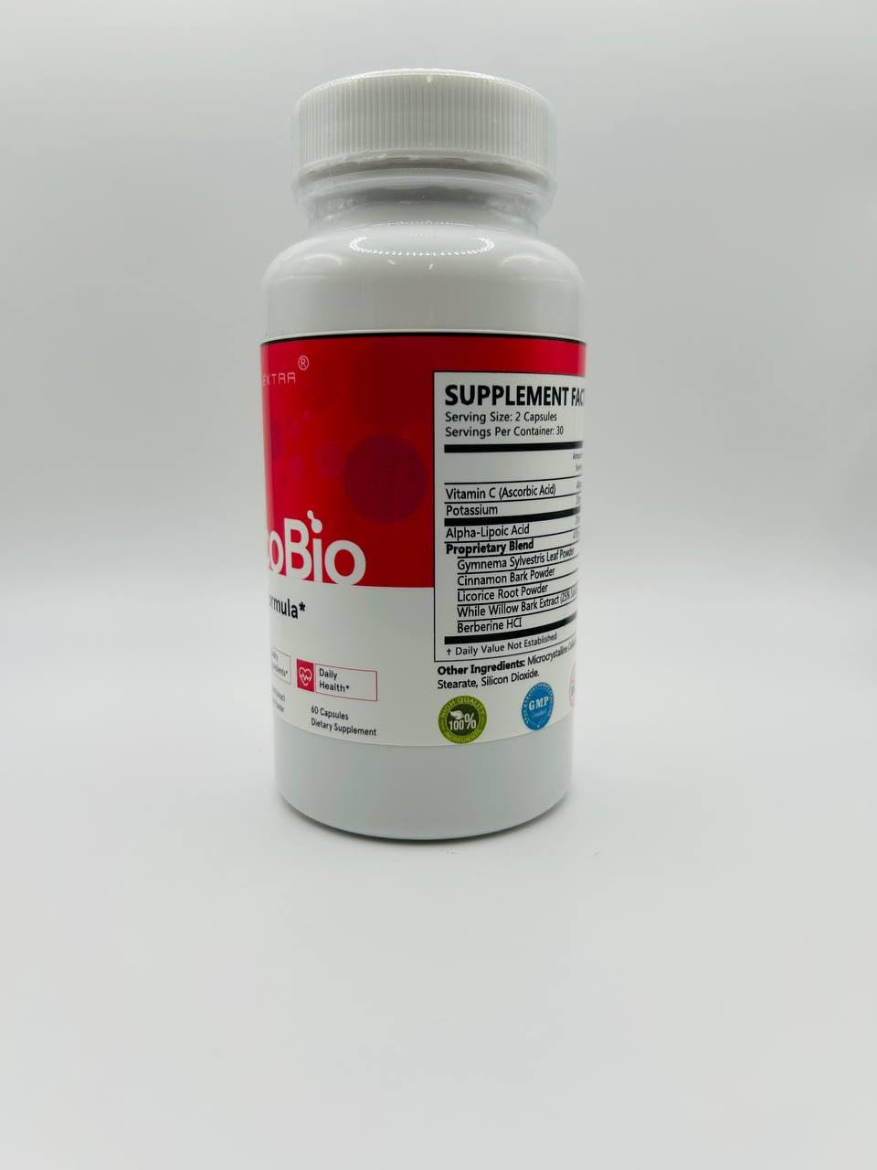 VIDAPLEXTRA Gluco Bio Capsules - Gluco Bio Capsules (2 Pack, 120 Capsules)