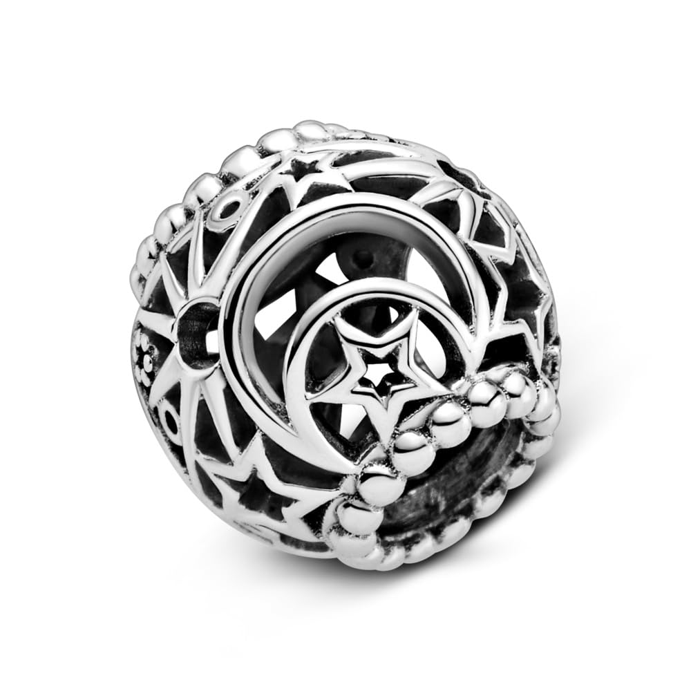 PANDORA Openwork Sun, Stars & Moon Charm, No Gift Box