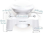 Squatty Potty The Original Bathroom Toilet Stool, 7 Inch height, White