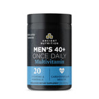 Ancient Nutrition Multivitamin for Men, Multi Men's 40+ Once Daily Vitamin Supplement, Magnesium, Vitamin A, Methylated B and K2, Supports Immune System , 30 Ct