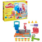 Play-Doh Stamp & Saw Tool Bench Playset, Construction Toys for Boys & Girls 3 Years & Up, Kids Arts & Crafts