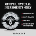 Beef Tallow Beard Butter for Men - 4oz - Hydrating Coconut Beard and Skin Balm with Shea Butter - Deeply Moisturizing Tallow