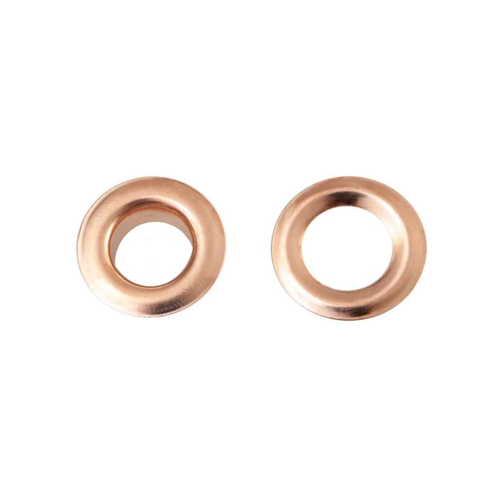 KING PIECES 2000pcs Rose Gold Grommets 3/8 Inch (10mm) Washers and Grommets Kit for Grommet Tool, Banner & Posters Metal Grommets Eyelets for Fabric Clothes Leather Belt Punching