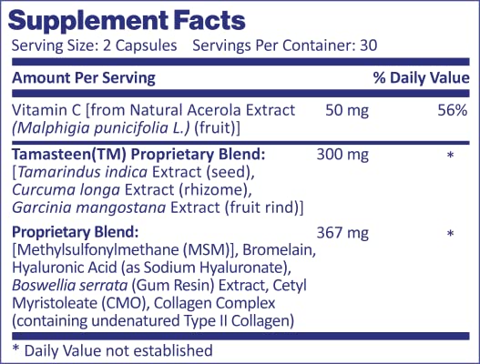 Nordic Healthy Living Joint Food AS SEEN ON TV | Powered by Clinically Studied Tamasteen | Joint Mobility and Comfort with Triple Action Joint Food (3 Month Supply)