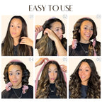 Yanibest Heatless Hair Curler to Sleep in, Overnight curl headband, No Heat Hair Curler Set with Hair Clip Scrunchies for Styling