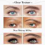Eyebrow Pencil Eyebrow Microblading Pen - Liquid Eyebrow Pen Micro 4 Point Brow Pen Lift & Brow Pencil Snatch, Eye Makeup Long-Lasting Waterproof Natural Eyebrow Hair 2 PCS (Light Brown)