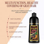 Red Hair Dye Shampoo 3 in 1 - Instant Hair Color Shampoo, Red Hair Shampoo & Red Hair Dye, Long Lasting Red Shampoo, Color Shampoo Hair Dye, Champu con tinte para canas