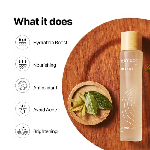MAY COOP Moisture Essence Toner for Anti-Aging Korean Skincare 150mL – Hydrating Skin with Wildcrafted Centella Asiatica, Rice Water & Birch Bark – Nourishing – Fast-Absorbing