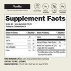 Perfect Keto Collagen Peptides Protein Powder with MCT Oil, Grass Fed, Hydrolyzed Collagen, Type I & III Supplement, Keto Coffee Creamer, Vanilla