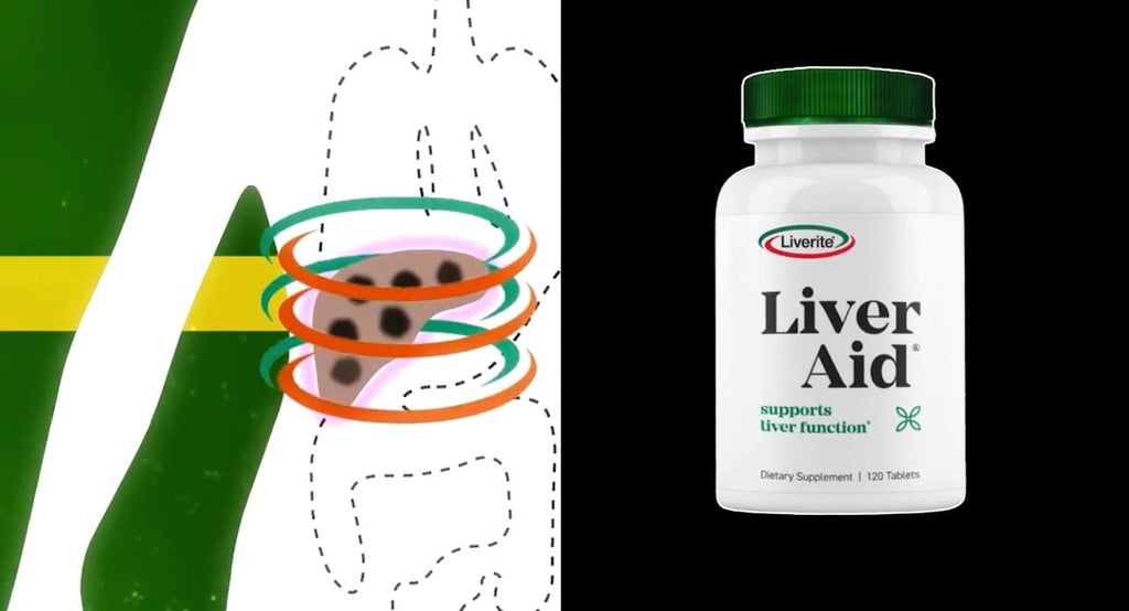Liverite Liver Aid 120 Tablets, Supports Healthy Liver Function, Cleansing, Energy & Daily Wellness