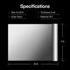 VIVOSUN Highly Reflective Mylar Film Roll 4FT x 25FT for Outdoor Grow Room