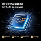 Hisense 65" Class U6 Series Best Value Mini-LED 4K UHD Smart Fire TV (65U65QF, 2025 Model) - QLED, Native 144Hz, HDR10+, Dolby Vision IQ, Dolby Atmos, Built-in Subwoofer, Game Mode Pro, Alexa Built In