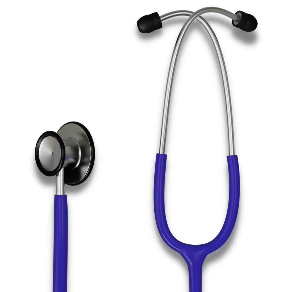 HCS Stethoscope, Blue, Classic Lightweight - Medical, Dual Head Stethoscopes for Nurses, Doctors, Vet - Nursing School Essentials, Student Supplies, Work, Home - 22 inch Tubing