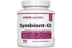 PEScience Symbiont-GI Gut Health Capsules with Zinc Carnosine Pepzin GI, Shelf Stable Probiotic, Digestive Enzymes, Slippery Elm Bark, 30 Day Supply, 90 Capsules