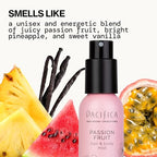 Pacifica Hair Mist Perfume & Full Body Spray for Women - Passion Fruit Body Mist Fragrance w/Pineapple, Orange Blossom, Vanilla, Sandalwood & Bergamot ��� Alcohol-Free, Vegan & Cruelty-Free, 5 oz