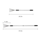 Extendable Handle Shrub Rake for Clean Debris Lawn Shrub Bush and Flowers