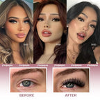 Focipeysa Wispy Lash Clusters 360pcs Eyelash Extension 30D 40D 50D Individual Lashes 9-16mm Mixed Eyelash Clusters Natural Lash Extensions with Lash Bond and Seal and Tweezers DIY Cluster Eyelashes