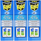 Raid Window Fly Trap, 4 Count (Pack of 3)