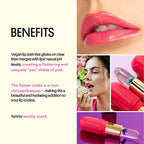 Winky Lux Flower Balm, pH Lip Balm, Color Changing Lipstick and Tinted Lip Balm Stain, Vegan & Cruelty Free Lip Balm, Hydrate & Plump, Sheer Pink Lipstick, Blue Flower