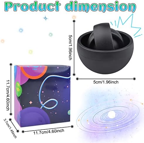 Fidget Toy for Adults, 4PC Fidget Spinner for Teens, Gift Ideas for 8-12 Boys Girls Kids, ADHD Autism Stress Relief Finger Toy