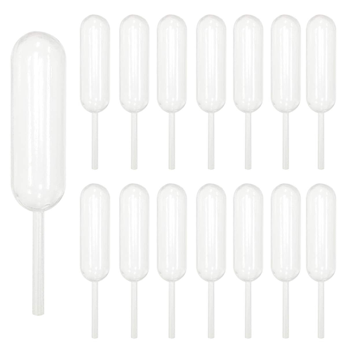 Cupcakes Pipettes 100PCS 4ml Clear Plastic Transfer Liquid Dropper Pipettes