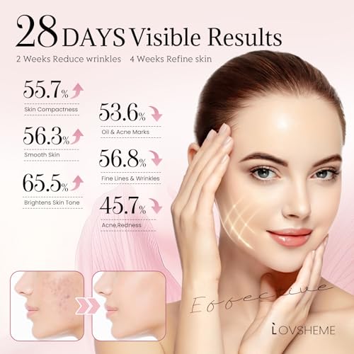Red Light Therapy for Face, LED Face Mask Light Therapy Enhance Red Light Therapy Mask for Acne, Wrinkles, Skin Rejuvenation, Professional Grade Home Skincare, 3 Light Modes & Timing Settings