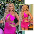 Honey Blonde Boho Braiding Hair Synthetic 27/613# Deep Wave Boho Braids Hair for Braiding