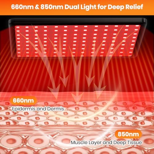 Red Light Therapy Lamp：Gooseneck Infrared Red Light Therapy Lamp with Led 660nm&850nm Red Light Therapy for Face and Body,Remote Control Near Infrared LED Red Light Therapy lamp Device at Home