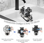 9D Head Shavers for Bald Men, Upgraded 6-in-1 Mens Grooming Kit, Detachable Bald Head Shavers for Men, Wet/Dry LED Display, Travel Lock Electric Razor for Men with Type-C Charge