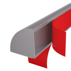 Flexible Quarter Round Molding, Mini Peel and Stick Rubber Trim Moulding(155Inch)