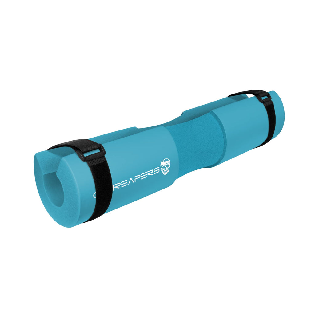 Gymreapers Barbell Squat Pad - Protective Bridge Pad For Hip Thrust, Squats, Lunges - Hip Support, Neck Protection For Bar (Cyan)