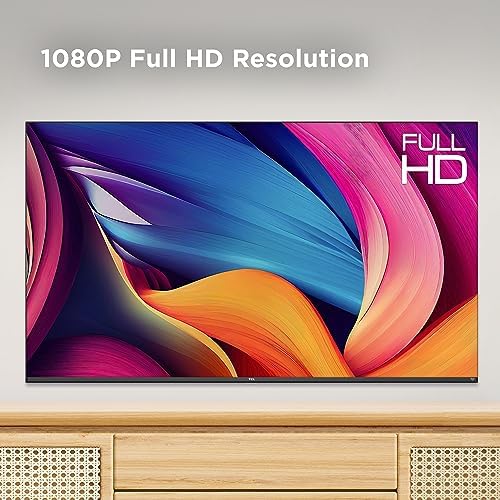 TCL 40-Inch Class S3 1080p LED Smart TV with Fire TV (40S350F, 2023 Model), Alexa Built-in, Apple AirPlay Compatibility, Streaming FHD Television,Black