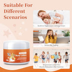 Magnesium Lotion For Kids & Babies, Bedtime Magnesium Cream For Sleep, Leg Cramps, Unscented Calming Magnesium Oil Lotion For Bone & Muscle Relaxation, Apply to Feet, Legs, Body, 4 OZ.