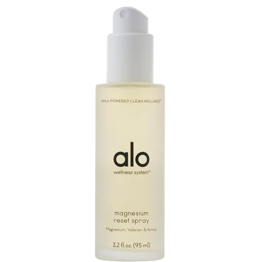 Alo Magnesium Oil Spray | For Sleep, Stress & Anxiety Relief | Fast-Absorbing Magnesium with Valerian Root, Arnica & Essential Oils | Non-Sticky Body & Pillow Mist | 3.2 oz
