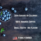 Meadow Ridge Coffee Single Serve Cups - 100% Arabica Coffee (For K-Cup Brewers) Low Acid (Blueberry, 12 Count)