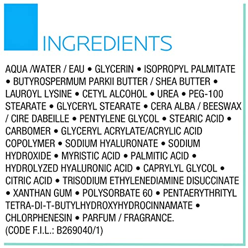 La Roche-Posay Hydraphase HA Rich, Hyaluronic Acid Face Moisturizer for Dry Skin with 72HR Hydration, Oil Free & Non-Comedogenic, 50 ML , 1.69 fl. oz.