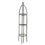 Garden Arch Trellis for Climbing Plants Rose Thicken Metal Wedding Arches Arbor Ceremony Party Outdoor Floral Decor Bronze
