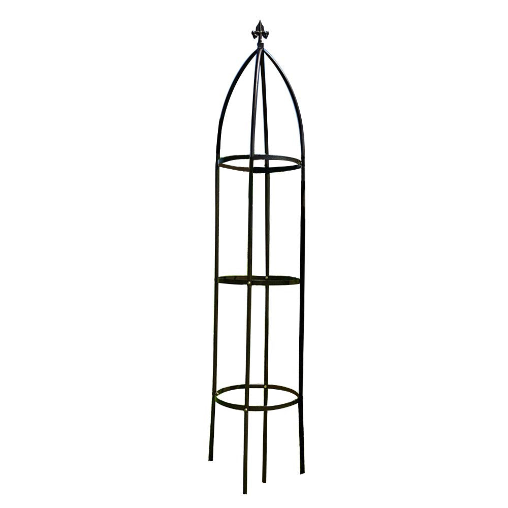 Garden Arch Trellis for Climbing Plants Rose Thicken Metal Wedding Arches Arbor Ceremony Party Outdoor Floral Decor Bronze