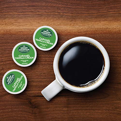 Green Mountain Caramel Vanilla Cream Coffee, K-Cup Pods, 96 Count