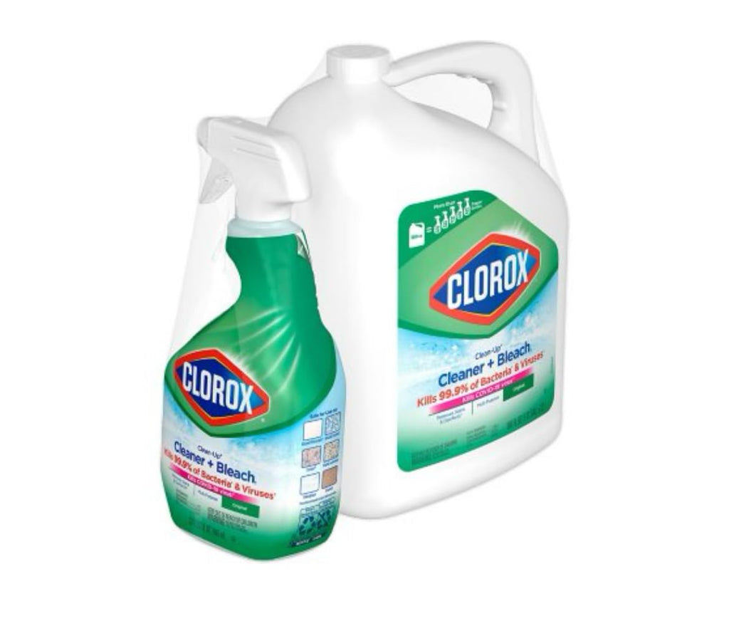 Clorox Cleaner Spray/Bleach and Refill Combo, 212 Fluid Ounce
