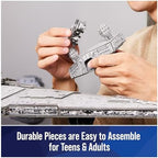 4D Build, Star Wars Deluxe Imperial Star Destroyer 3D Model Kit, Fantasy Collectible, Adult Puzzle, for Ages 12 & Up