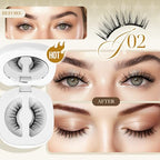 LASHVIEW Upgrade Soft Magnetic Eyelashes Natural Look, Reusable Magnetic Eyelashes with Applicator, No Glue Needed Magnetic Eyelashes Magnetic Lashes Kit, Easy to Wear and Remove CT01